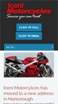 Mobile Screenshot of icenimotorcycles.co.uk
